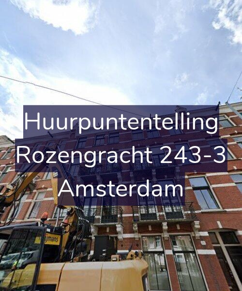 Foto gevel Huurpuntentelling voor Rozengracht 243-3, Amsterdam