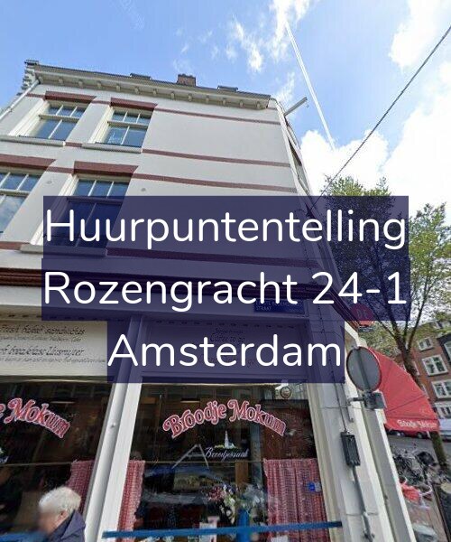 Foto gevel Huurpuntentelling voor Rozengracht 24-1, Amsterdam