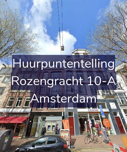 Foto gevel Huurpuntentelling voor Rozengracht 10-A, Amsterdam