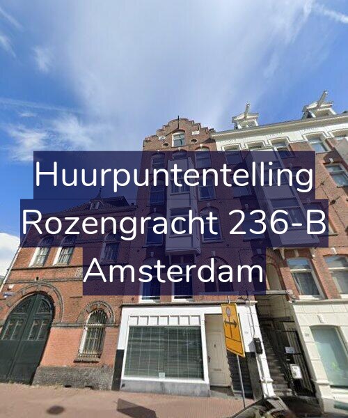 Foto gevel Huurpuntentelling voor Rozengracht 236-B, Amsterdam