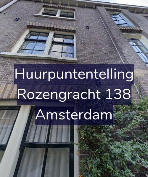 Foto gevel Huurpuntentelling voor Rozengracht 138, Amsterdam