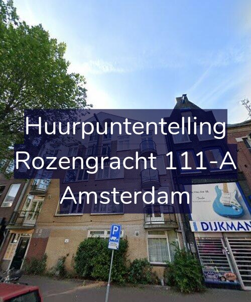 Foto gevel Huurpuntentelling voor Rozengracht 111-A, Amsterdam