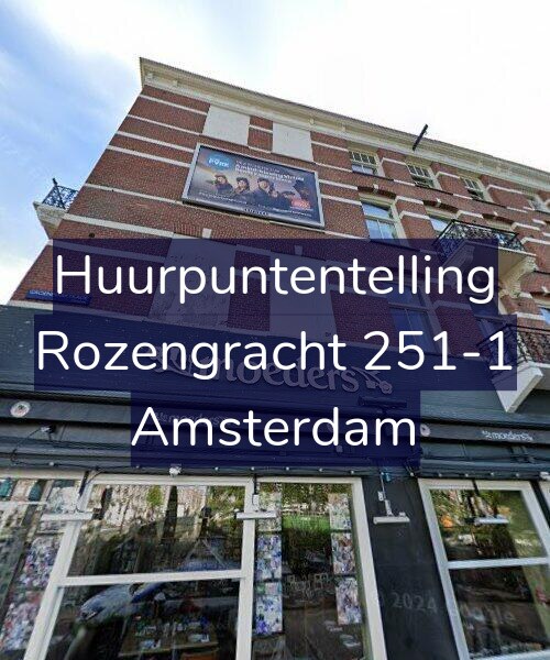 Foto gevel Huurpuntentelling voor Rozengracht 251-1, Amsterdam