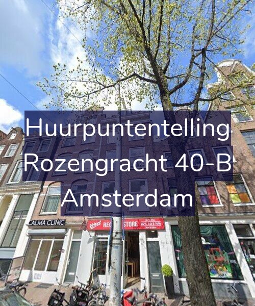Foto gevel Huurpuntentelling voor Rozengracht 40-B, Amsterdam