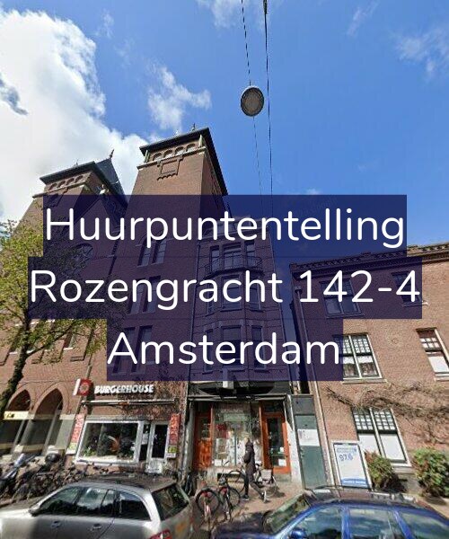 Foto gevel Huurpuntentelling voor Rozengracht 142-4, Amsterdam