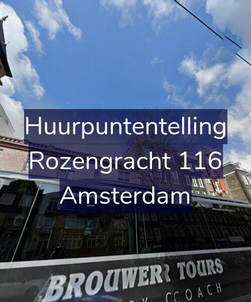 Foto gevel Huurpuntentelling voor Rozengracht 116, Amsterdam
