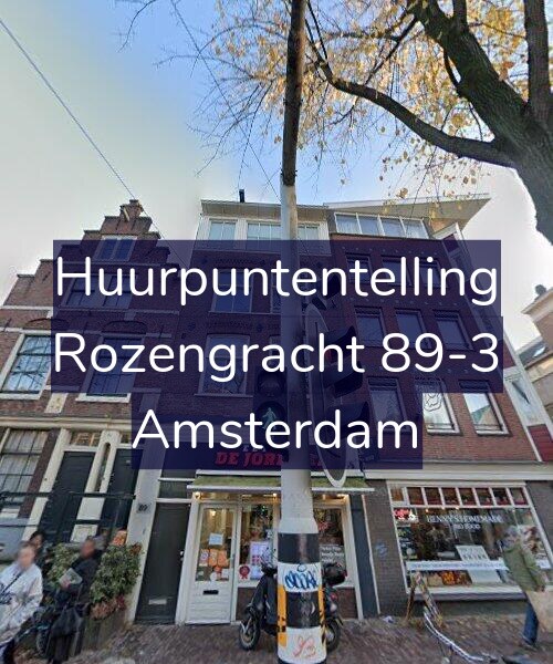 Foto gevel Huurpuntentelling voor Rozengracht 89-3, Amsterdam