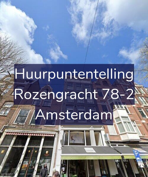 Foto gevel Huurpuntentelling voor Rozengracht 78-2, Amsterdam