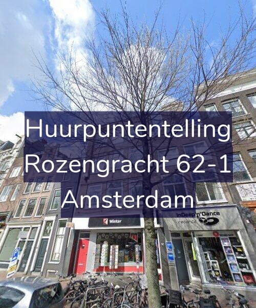 Foto gevel Huurpuntentelling voor Rozengracht 62-1, Amsterdam