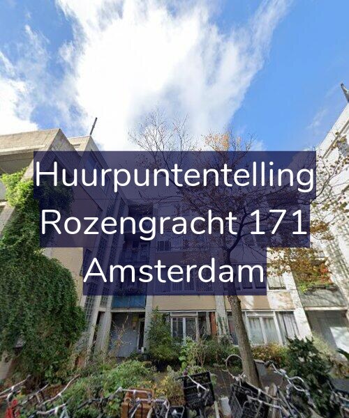 Foto gevel Huurpuntentelling voor Rozengracht 171, Amsterdam
