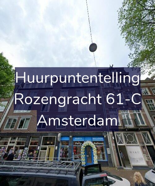 Foto gevel Huurpuntentelling voor Rozengracht 61-C, Amsterdam
