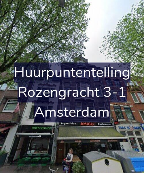 Foto gevel Huurpuntentelling voor Rozengracht 3-1, Amsterdam