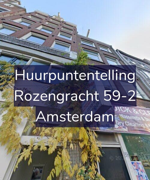 Foto gevel Huurpuntentelling voor Rozengracht 59-2, Amsterdam