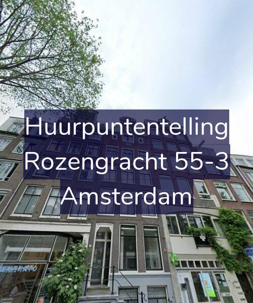 Foto gevel Huurpuntentelling voor Rozengracht 55-3, Amsterdam