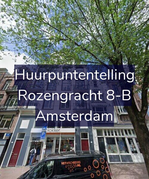 Foto gevel Huurpuntentelling voor Rozengracht 8-B, Amsterdam
