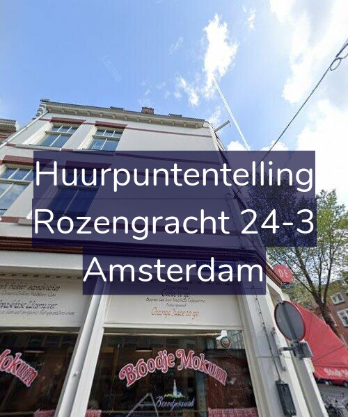 Foto gevel Huurpuntentelling voor Rozengracht 24-3, Amsterdam