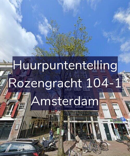 Foto gevel Huurpuntentelling voor Rozengracht 104-1, Amsterdam
