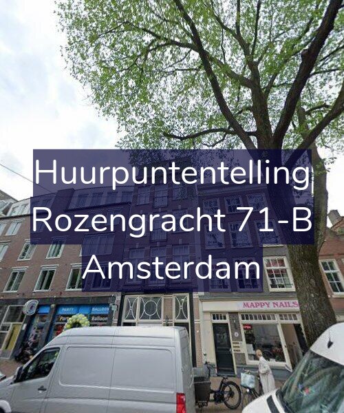 Foto gevel Huurpuntentelling voor Rozengracht 71-B, Amsterdam