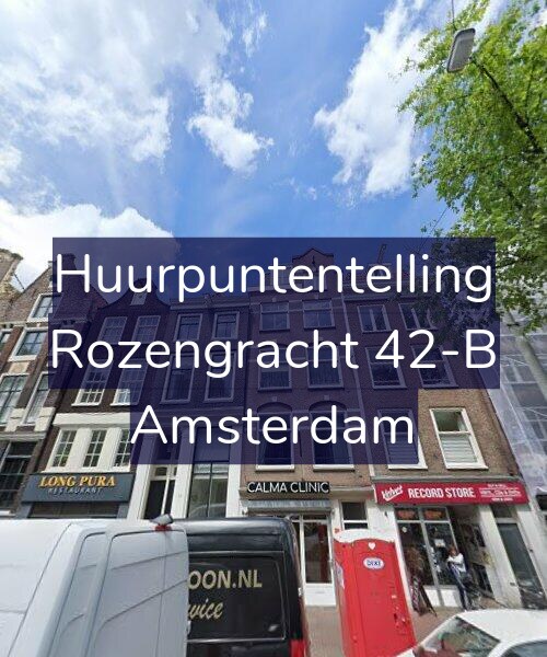 Foto gevel Huurpuntentelling voor Rozengracht 42-B, Amsterdam