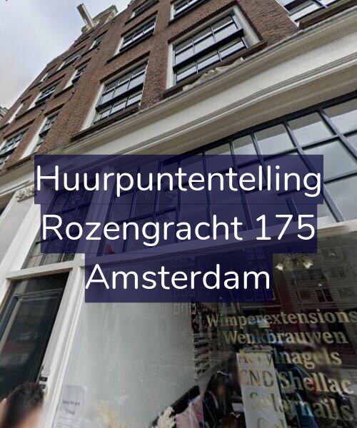 Foto gevel Huurpuntentelling voor Rozengracht 175, Amsterdam
