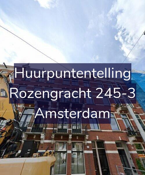 Foto gevel Huurpuntentelling voor Rozengracht 245-3, Amsterdam