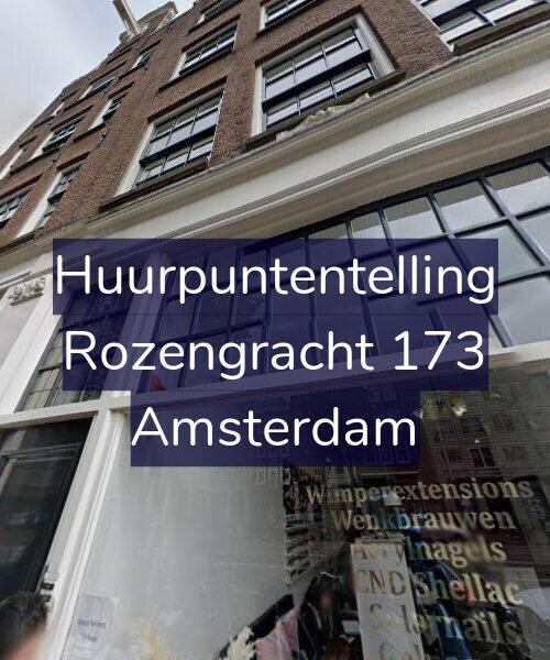 Foto gevel Huurpuntentelling voor Rozengracht 173, Amsterdam