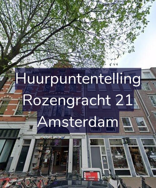 Foto gevel Huurpuntentelling voor Rozengracht 21, Amsterdam