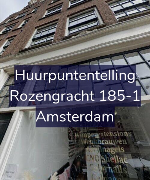 Foto gevel Huurpuntentelling voor Rozengracht 185-1, Amsterdam