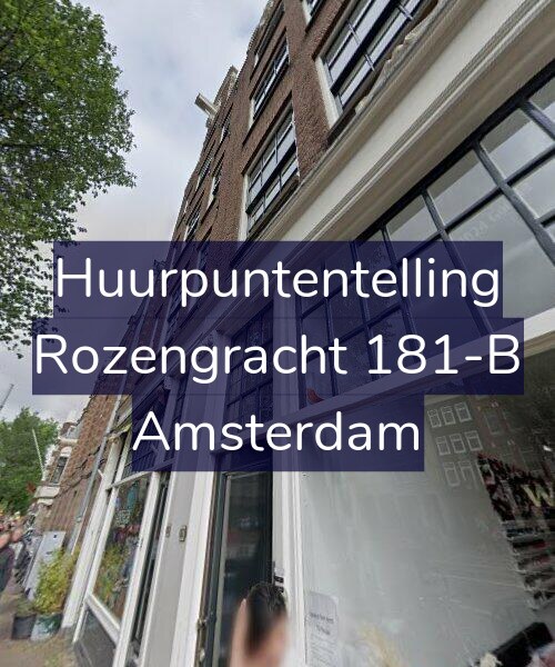 Foto gevel Huurpuntentelling voor Rozengracht 181-B, Amsterdam