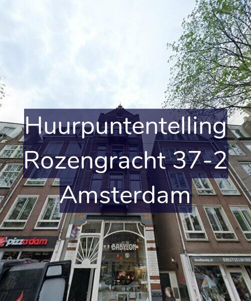 Foto gevel Huurpuntentelling voor Rozengracht 37-2, Amsterdam