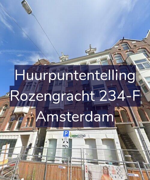 Foto gevel Huurpuntentelling voor Rozengracht 234-F, Amsterdam