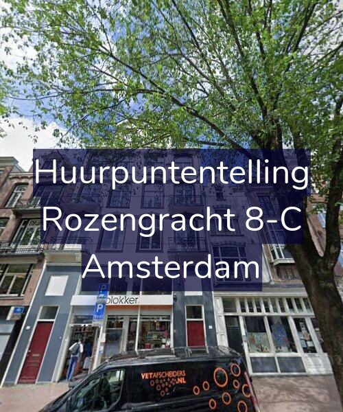Foto gevel Huurpuntentelling voor Rozengracht 8-C, Amsterdam