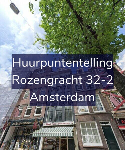Foto gevel Huurpuntentelling voor Rozengracht 32-2, Amsterdam