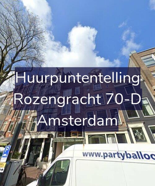 Foto gevel Huurpuntentelling voor Rozengracht 70-D, Amsterdam