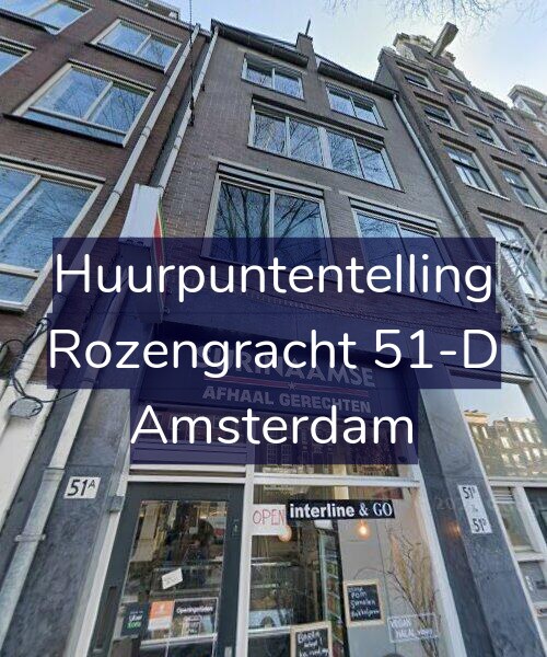 Foto gevel Huurpuntentelling voor Rozengracht 51-D, Amsterdam