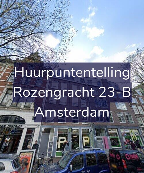 Foto gevel Huurpuntentelling voor Rozengracht 23-B, Amsterdam