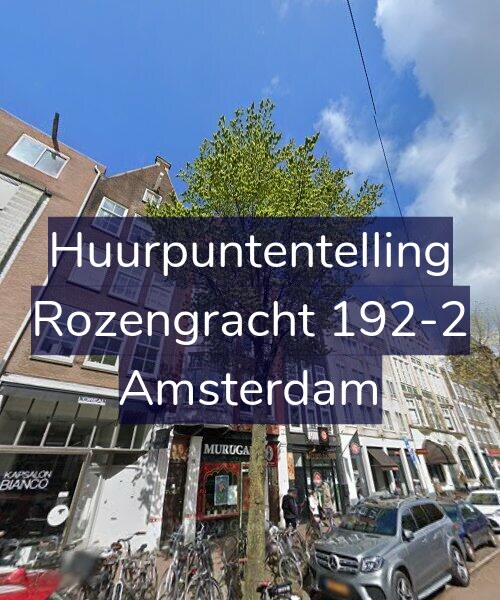 Foto gevel Huurpuntentelling voor Rozengracht 192-2, Amsterdam