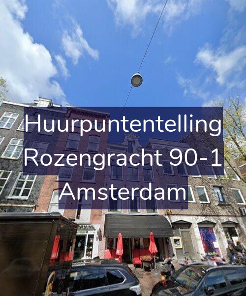 Foto gevel Huurpuntentelling voor Rozengracht 90-1, Amsterdam