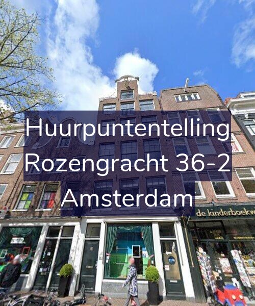 Foto gevel Huurpuntentelling voor Rozengracht 36-2, Amsterdam