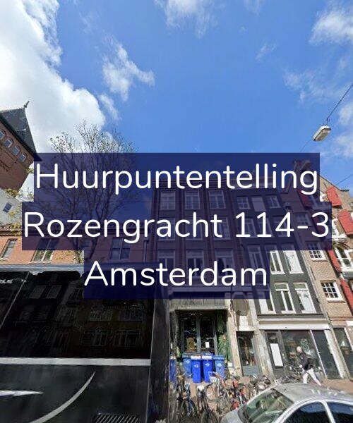 Foto gevel Huurpuntentelling voor Rozengracht 114-3, Amsterdam