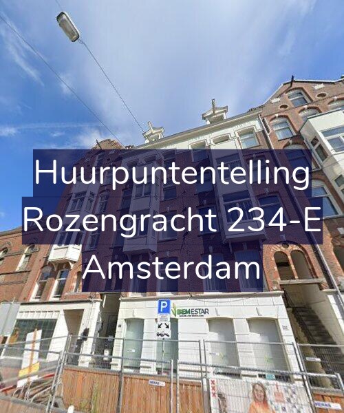 Foto gevel Huurpuntentelling voor Rozengracht 234-E, Amsterdam