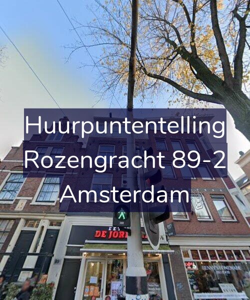 Foto gevel Huurpuntentelling voor Rozengracht 89-2, Amsterdam