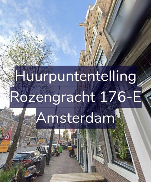 Foto gevel Huurpuntentelling voor Rozengracht 176-E, Amsterdam