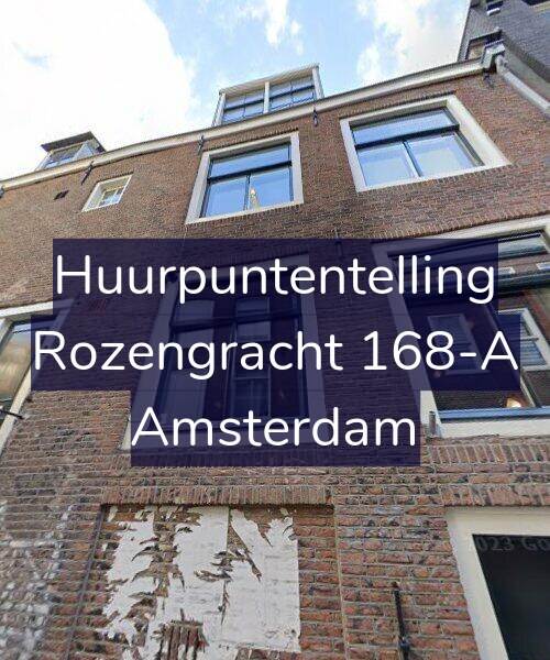 Foto gevel Huurpuntentelling voor Rozengracht 168-A, Amsterdam