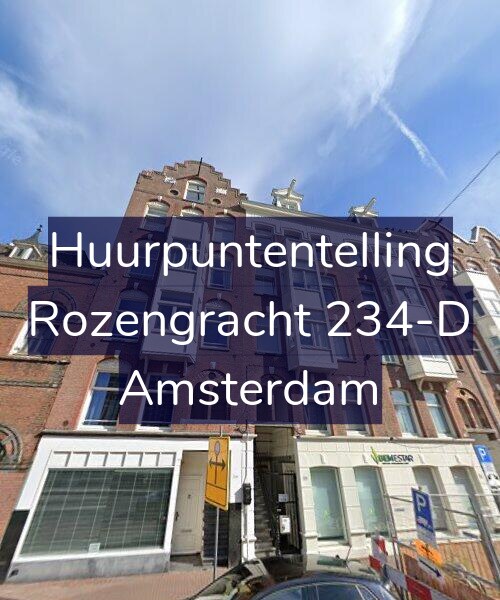 Foto gevel Huurpuntentelling voor Rozengracht 234-D, Amsterdam