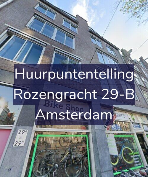 Foto gevel Huurpuntentelling voor Rozengracht 29-B, Amsterdam