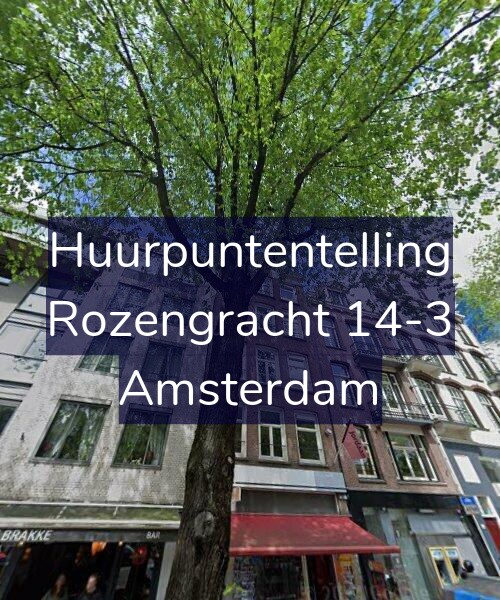 Foto gevel Huurpuntentelling voor Rozengracht 14-3, Amsterdam