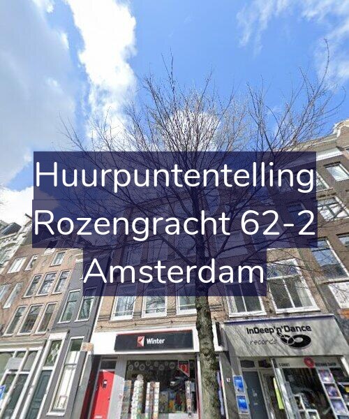Foto gevel Huurpuntentelling voor Rozengracht 62-2, Amsterdam