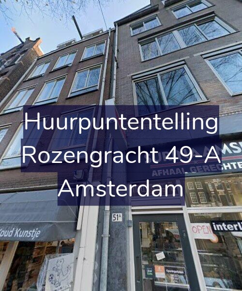 Foto gevel Huurpuntentelling voor Rozengracht 49-A, Amsterdam