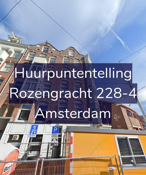 Foto gevel Huurpuntentelling voor Rozengracht 228-4, Amsterdam